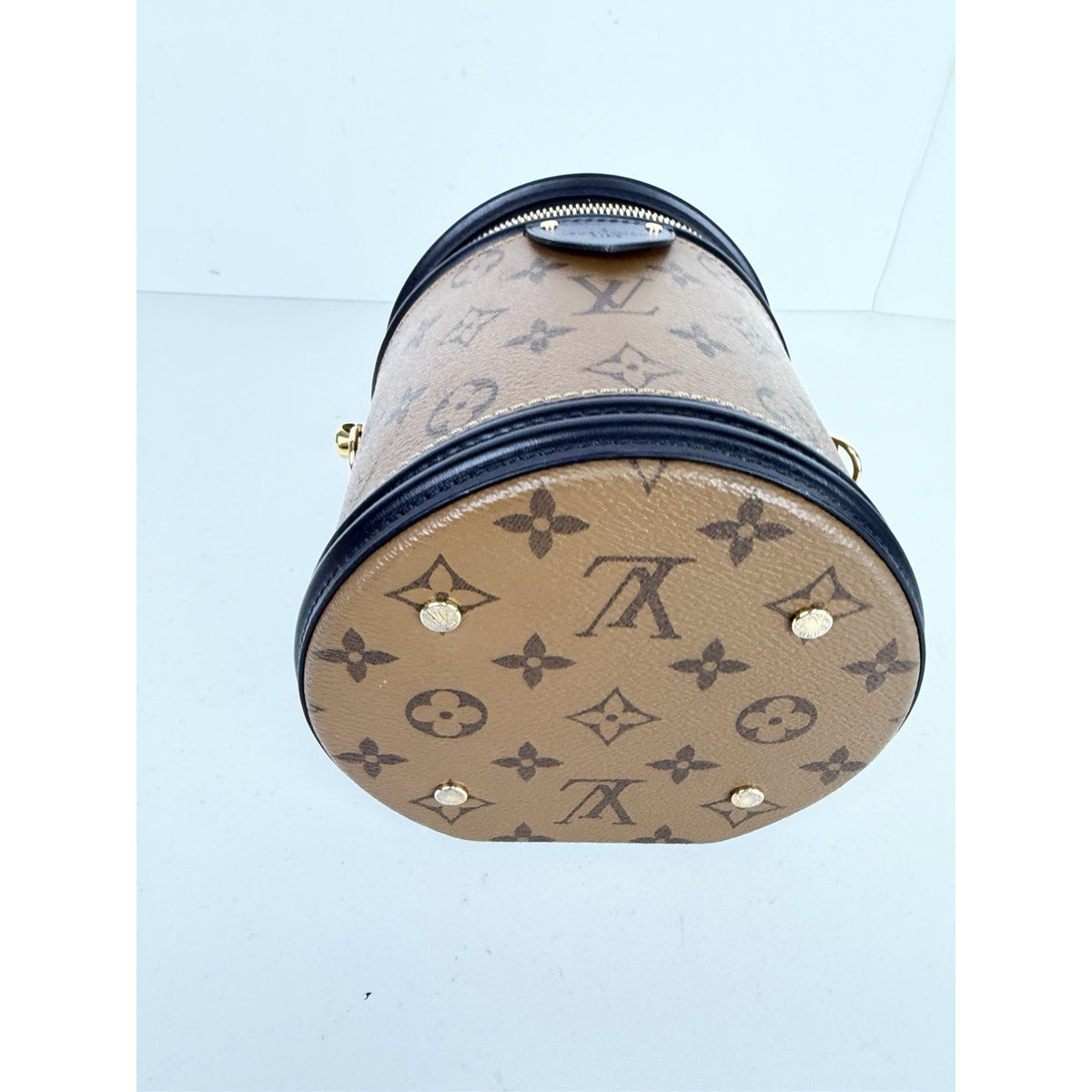 Louis Vuitton Cannes Bucket Bag in Brown Reverse Monogram Coated Canvas 2019 D4