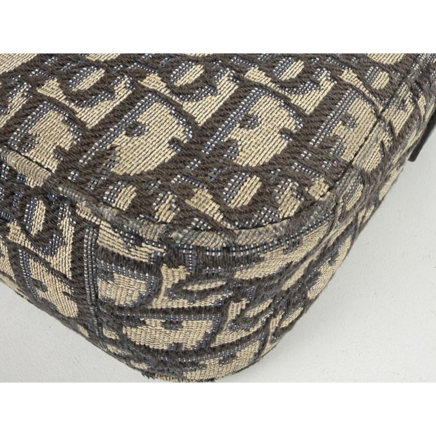 Christian Dior Small Saddle Messenger Bag Beige Dior Oblique Jacquard Canvas D4