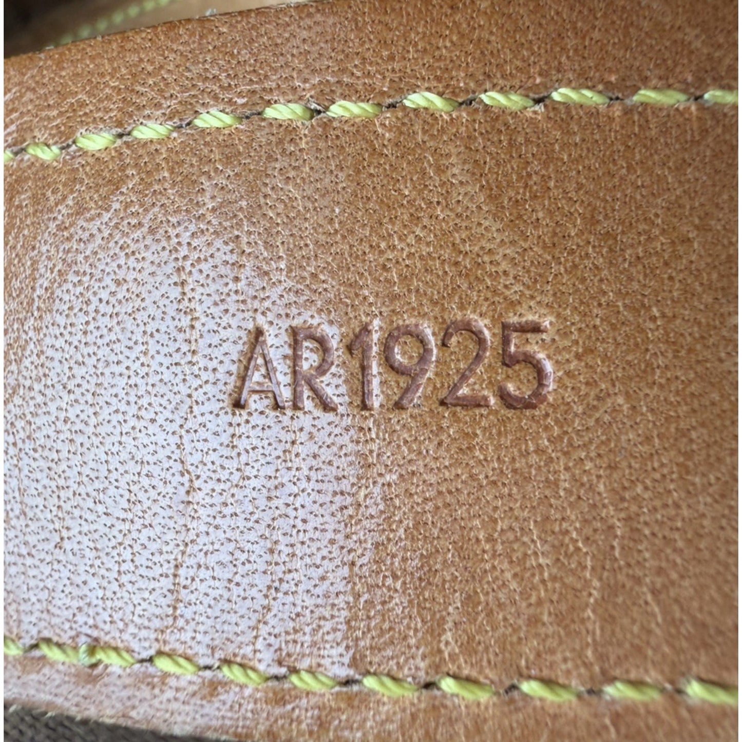 Louis Vuitton Monogram Sac Flanerie Bag Vintage Brown LV Monogram Canvas 1995 S