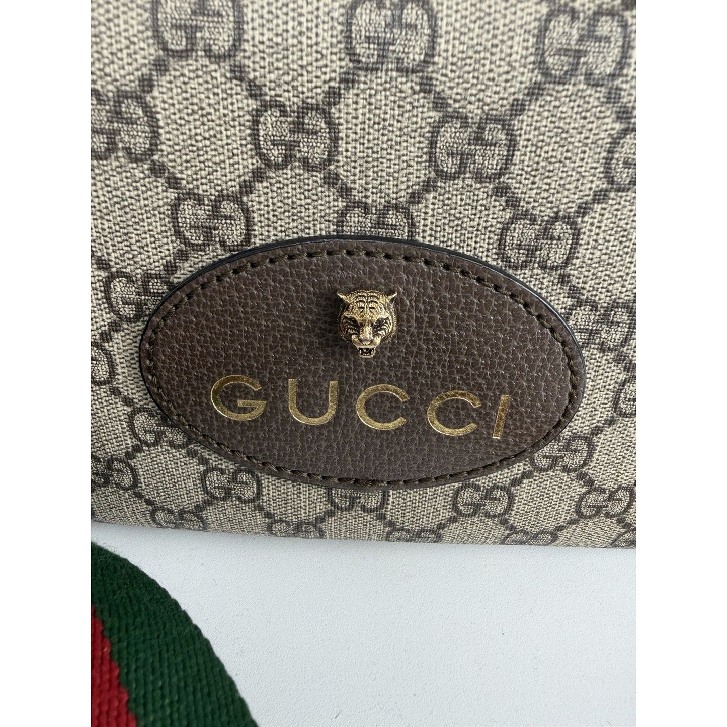 Gucci Neo Vintage Camera Shoulder Bag in Brown GG Supreme Coated Canvas S-09
