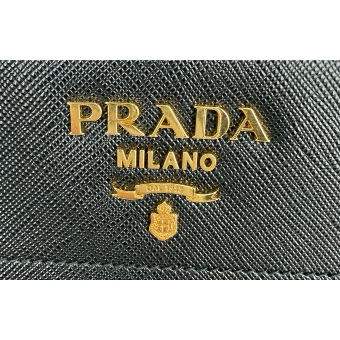 Prada Esplanade Crossbody Crossbody Bag in Black Saffiano Leather S-07