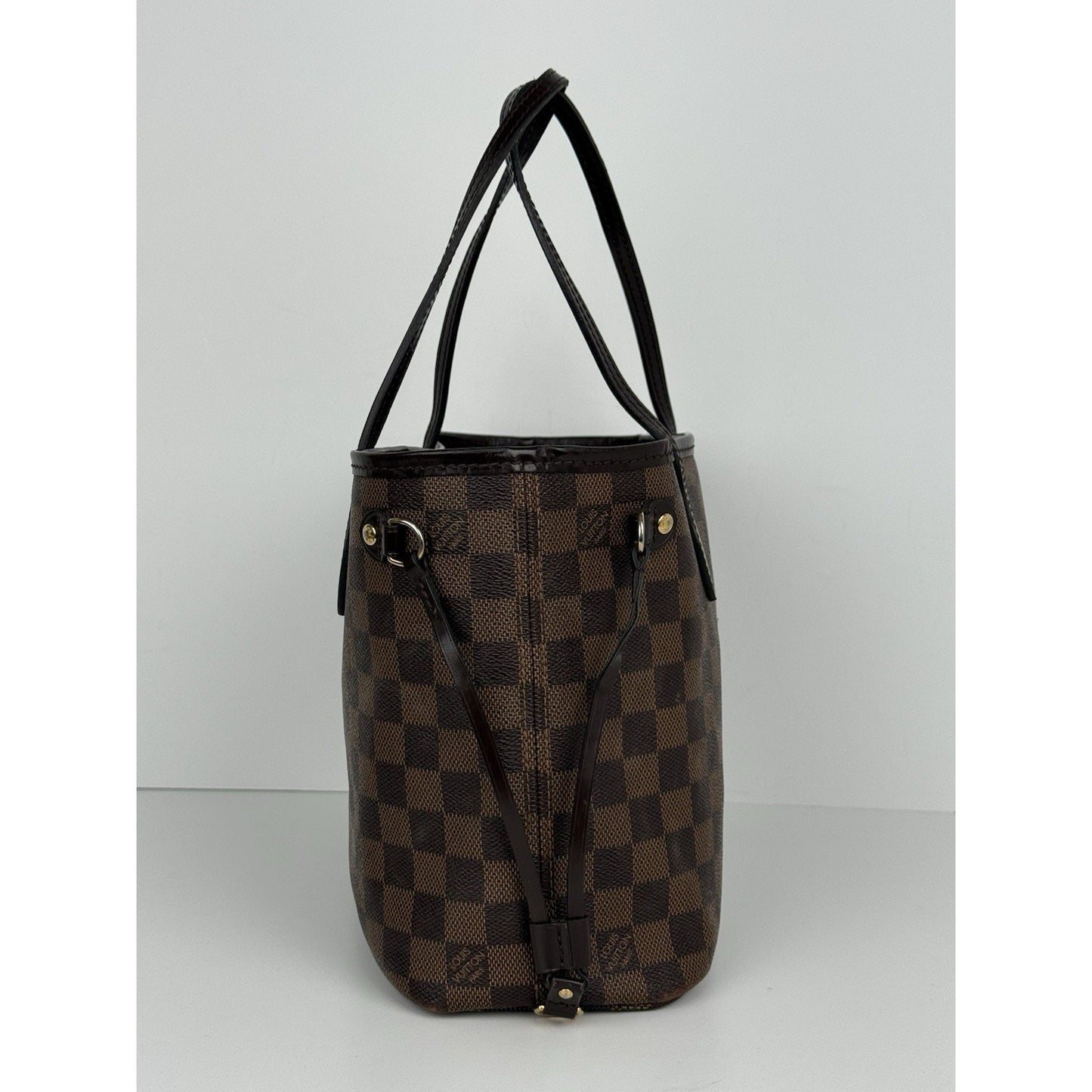 Louis Vuitton Neverfull Damier Ebene Tote PM Brown