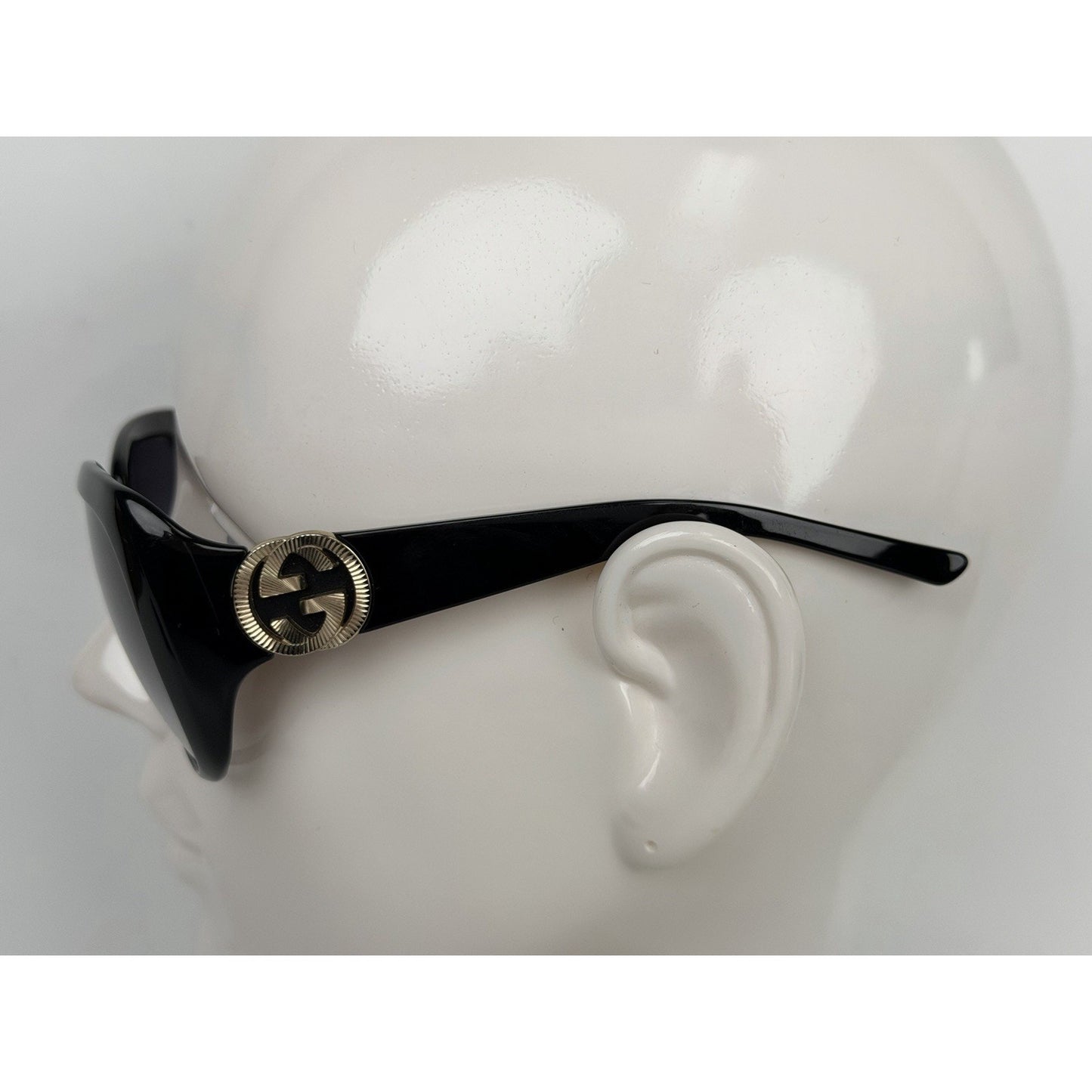 Gucci GG 3163/S Square Sunglasses in Black Glossy Acetate and Gradient Lenses
