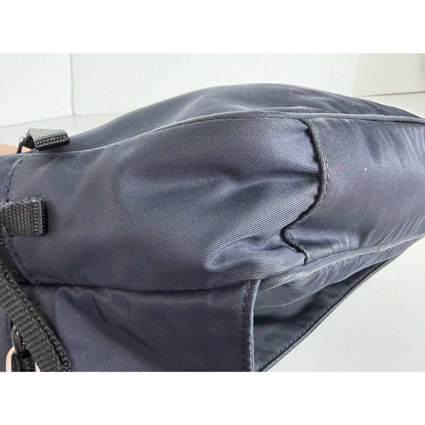 Prada Tessuto Montagna Navy Blue Nylon Belt Bag