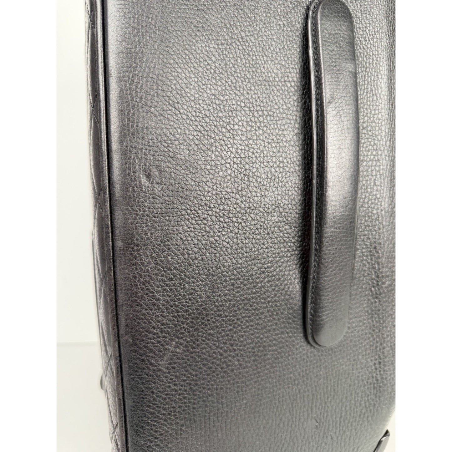 Chanel Quilted Coco Case Trolley in Black Leather