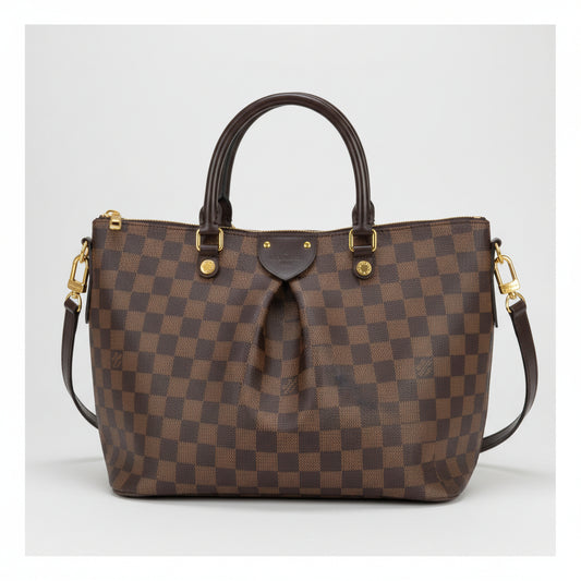 Louis Vuitton Damier Ebene Siena PM Handbag in Coated Canvas 2018 F2