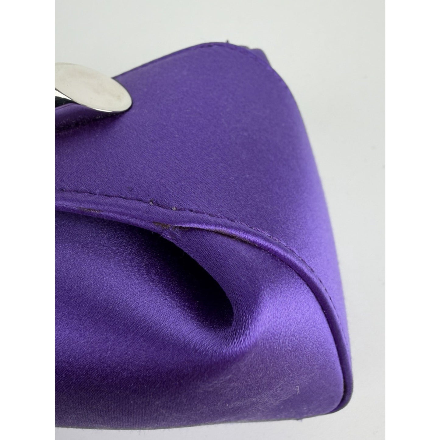Lanvin Haute Clutch Bag Séquence Purple Satin