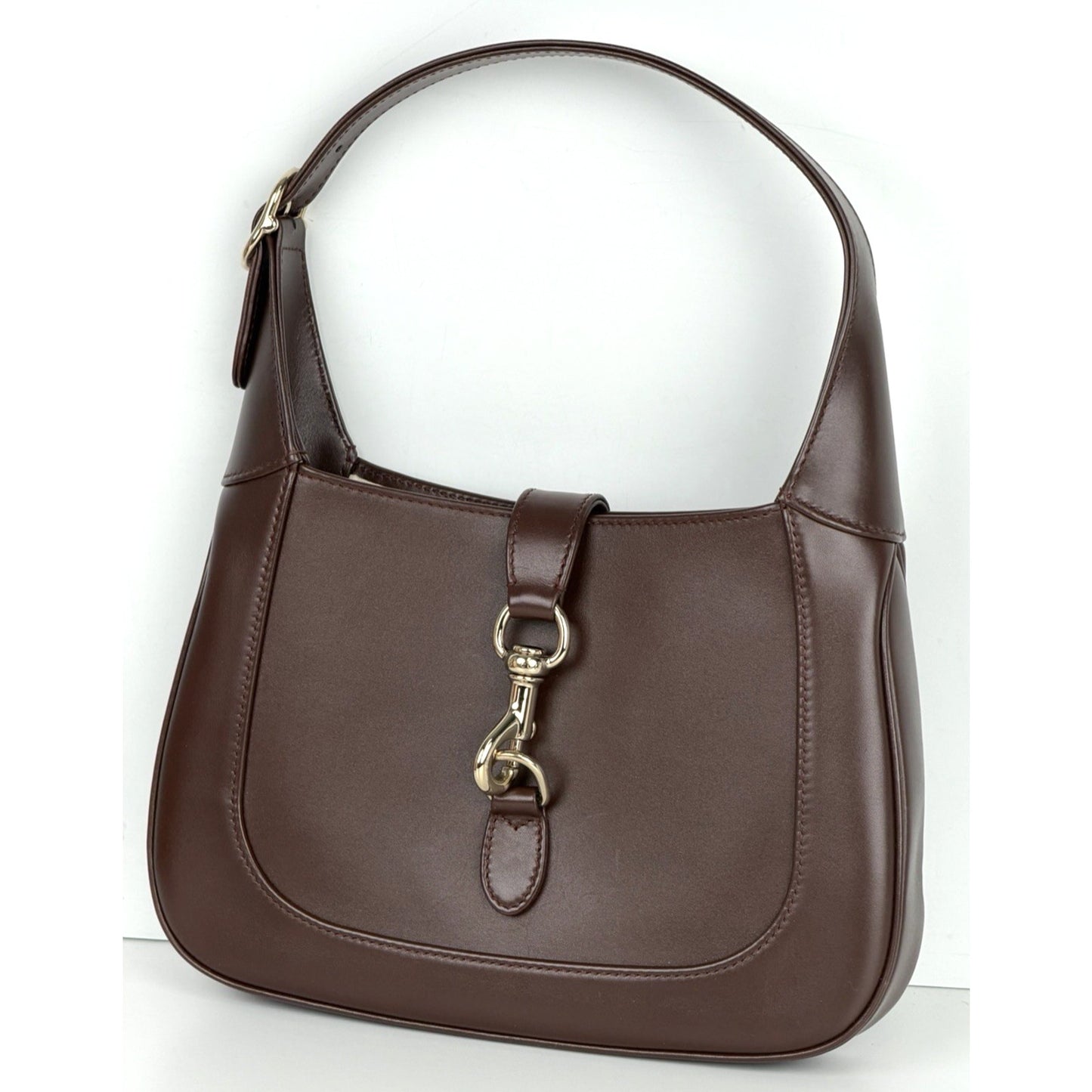 Gucci Jackie 1961 Hobo Brown Leather Shoulder Bag Small C-4