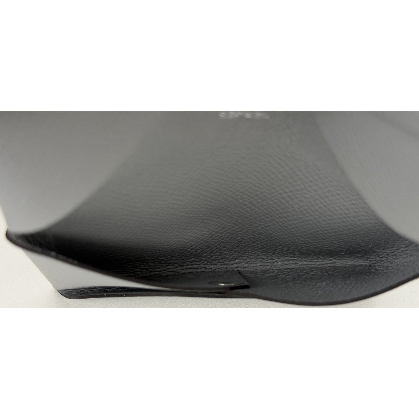 Hermes Calvi Duo Compact Card Holder in Grey Epsom Leather