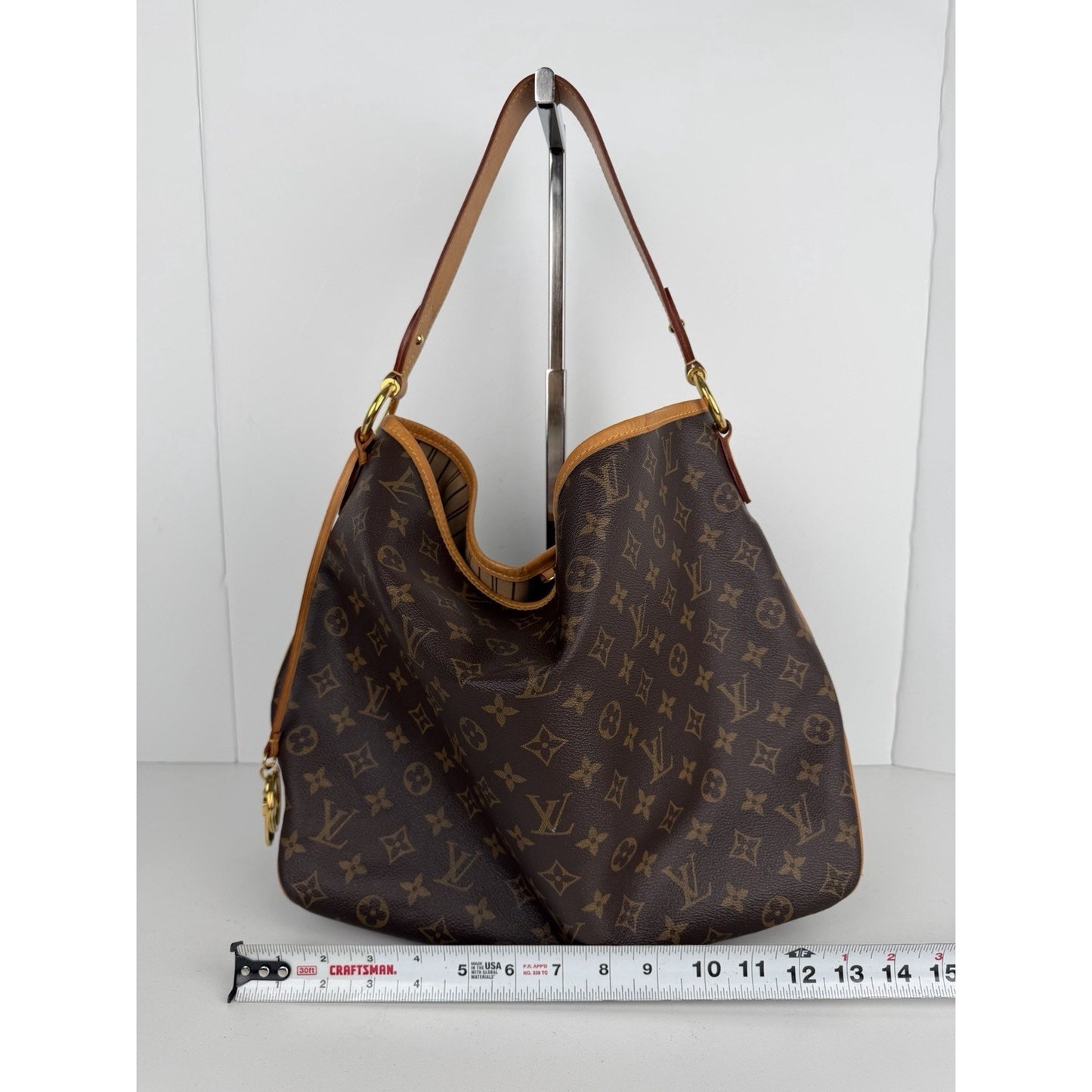 Louis Vuitton Monogram Delightful MM Hobo Bag in LV Monogram Canvas 2015 S