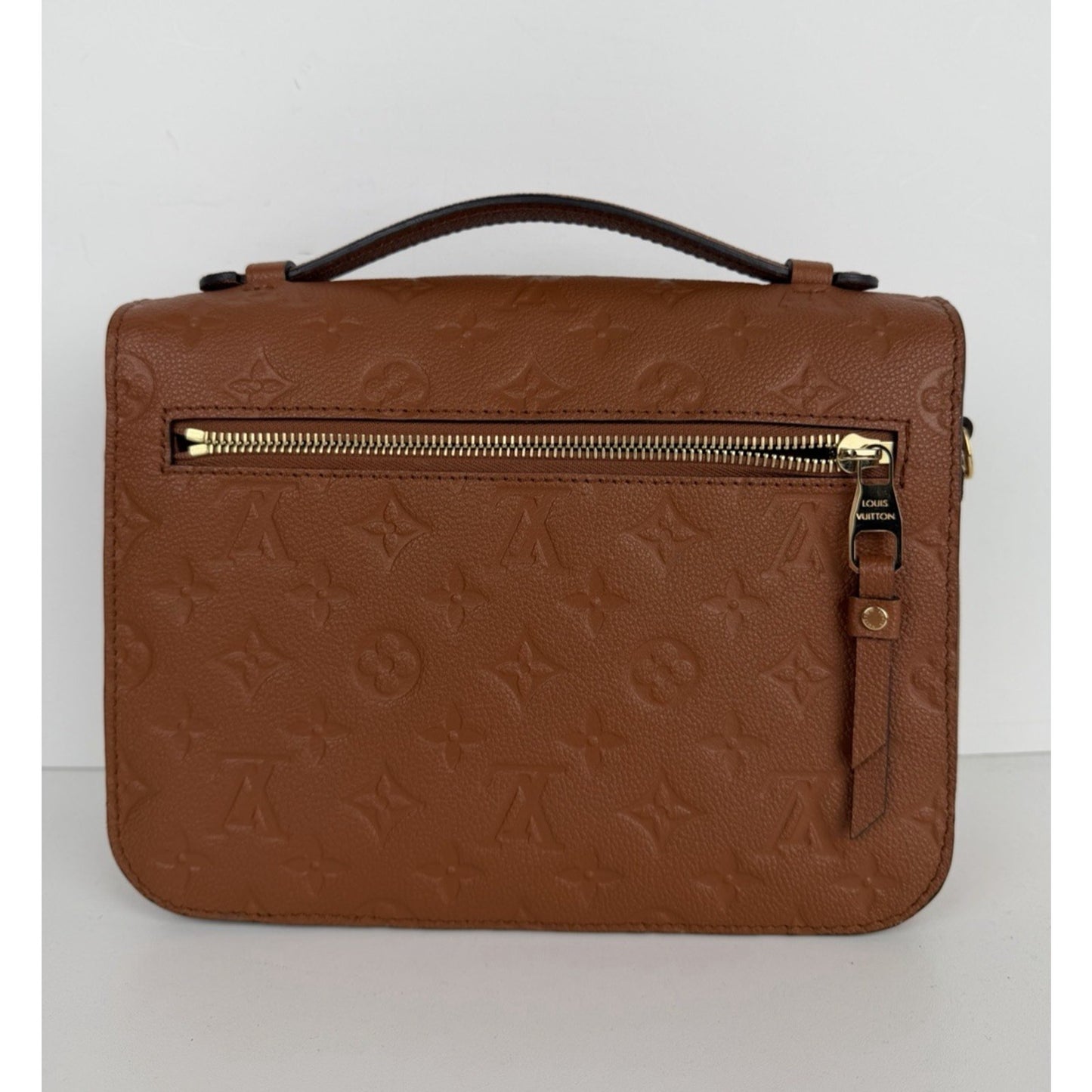 Louis Vuitton Pochette Metis Bag in Cognac Monogram Empreinte Leather NFC B-4