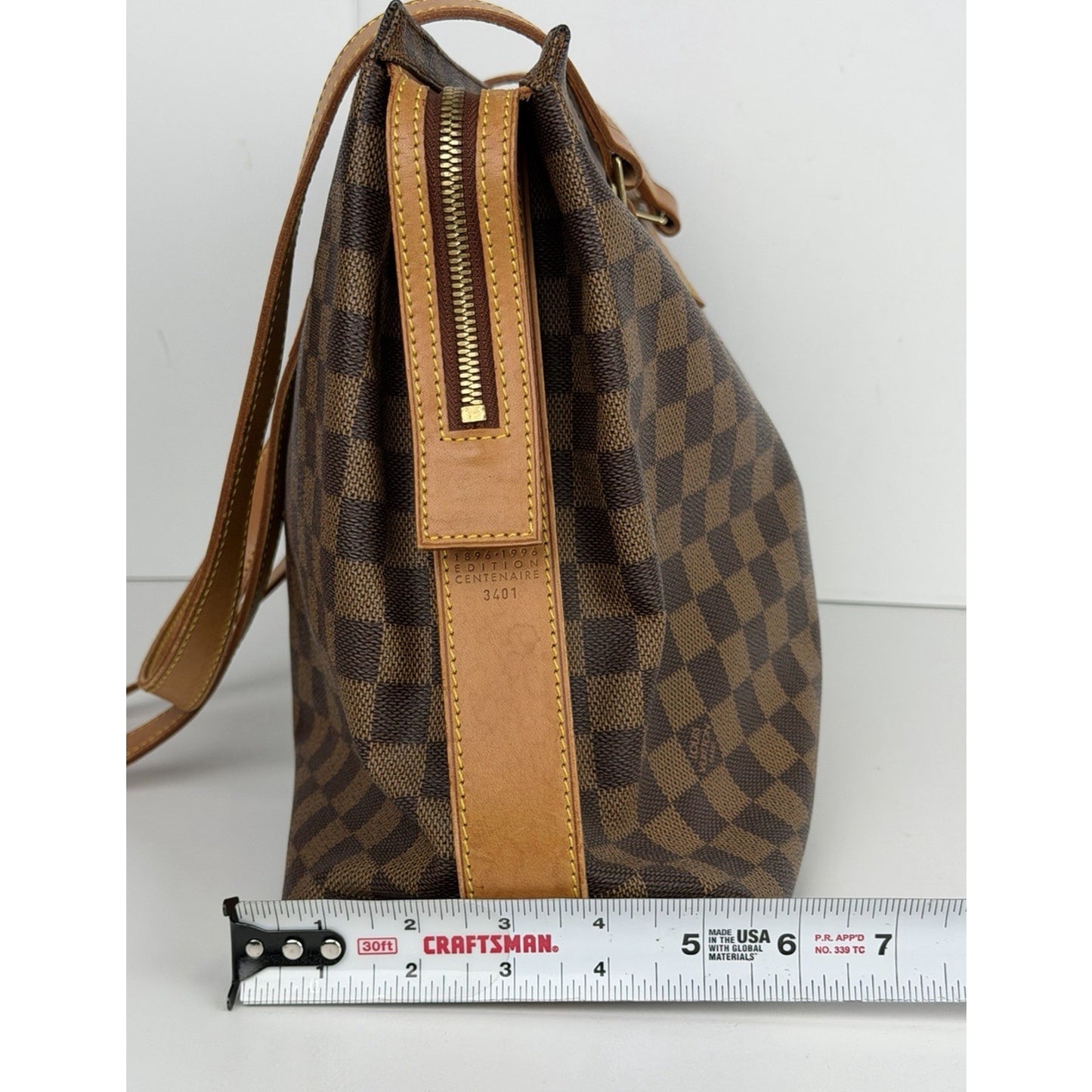 Louis Vuitton Columbine Tote Bag Centenaire Collection 1996 in Damier Ebene S