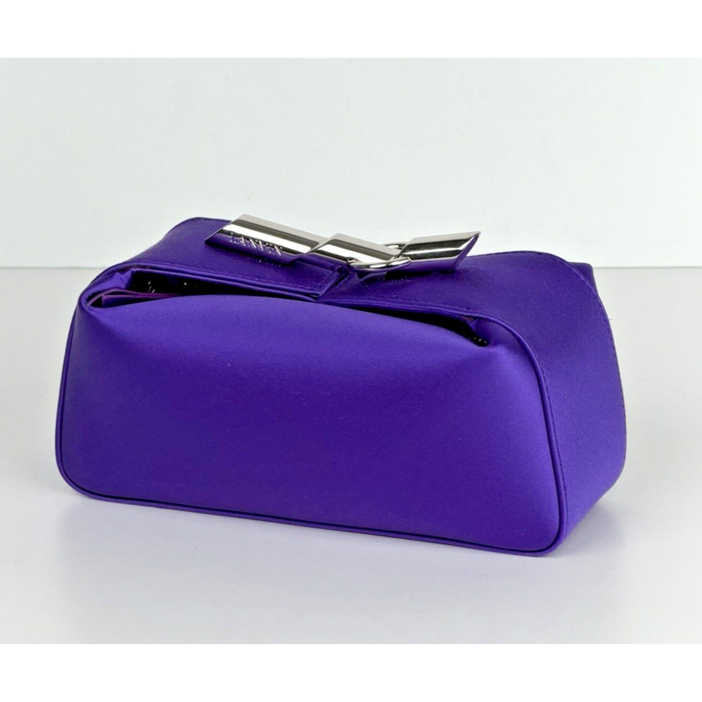 Lanvin Haute Clutch Bag Séquence Purple Satin