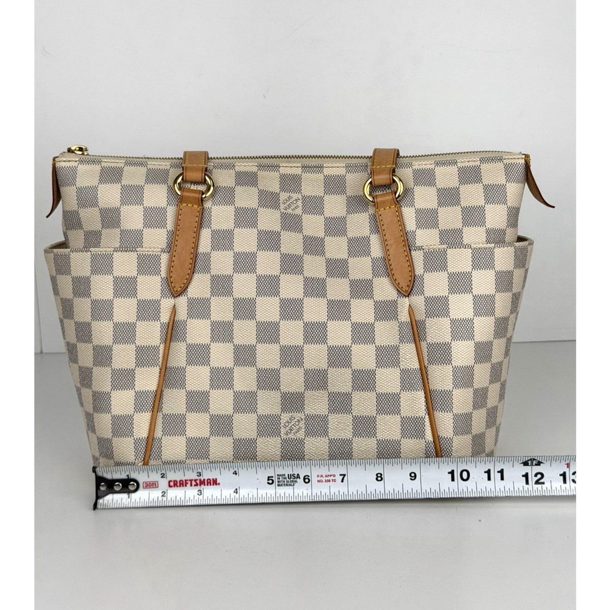 Louis Vuitton Totally PM Shoulder Bag in Damier Azur Coated Canvas 2010 S-08