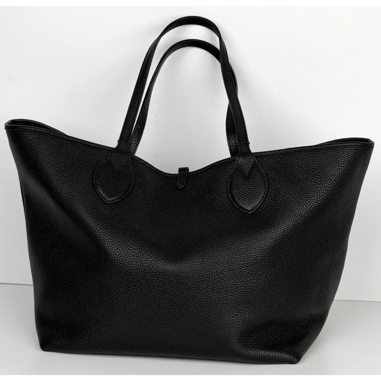 Gucci Totissima Reversible Tote Bag Large in Black Pebbled Leather E-2