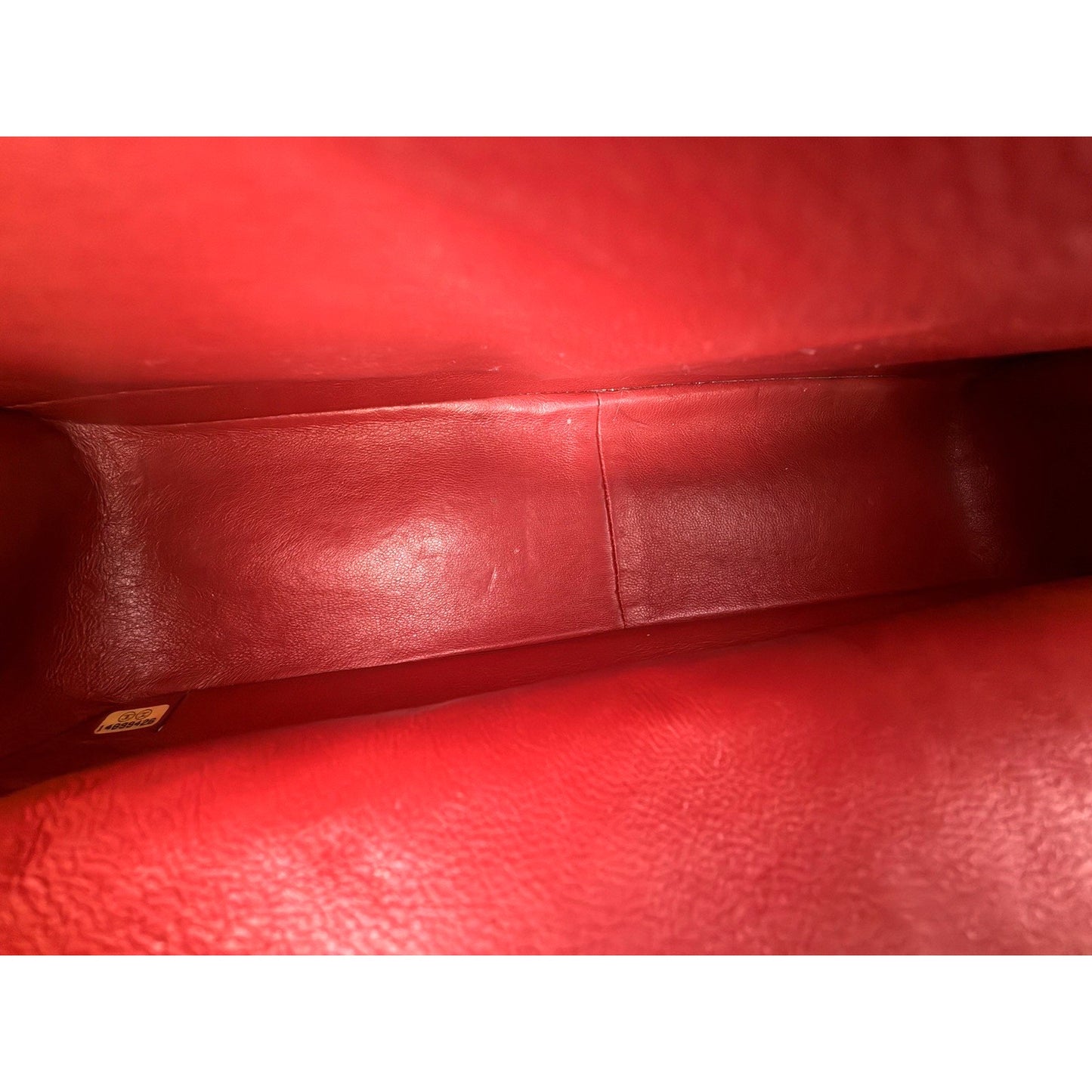 Chanel Classic Double Flap Jumbo Shoulder Bag in Red Leather 2011 D-1