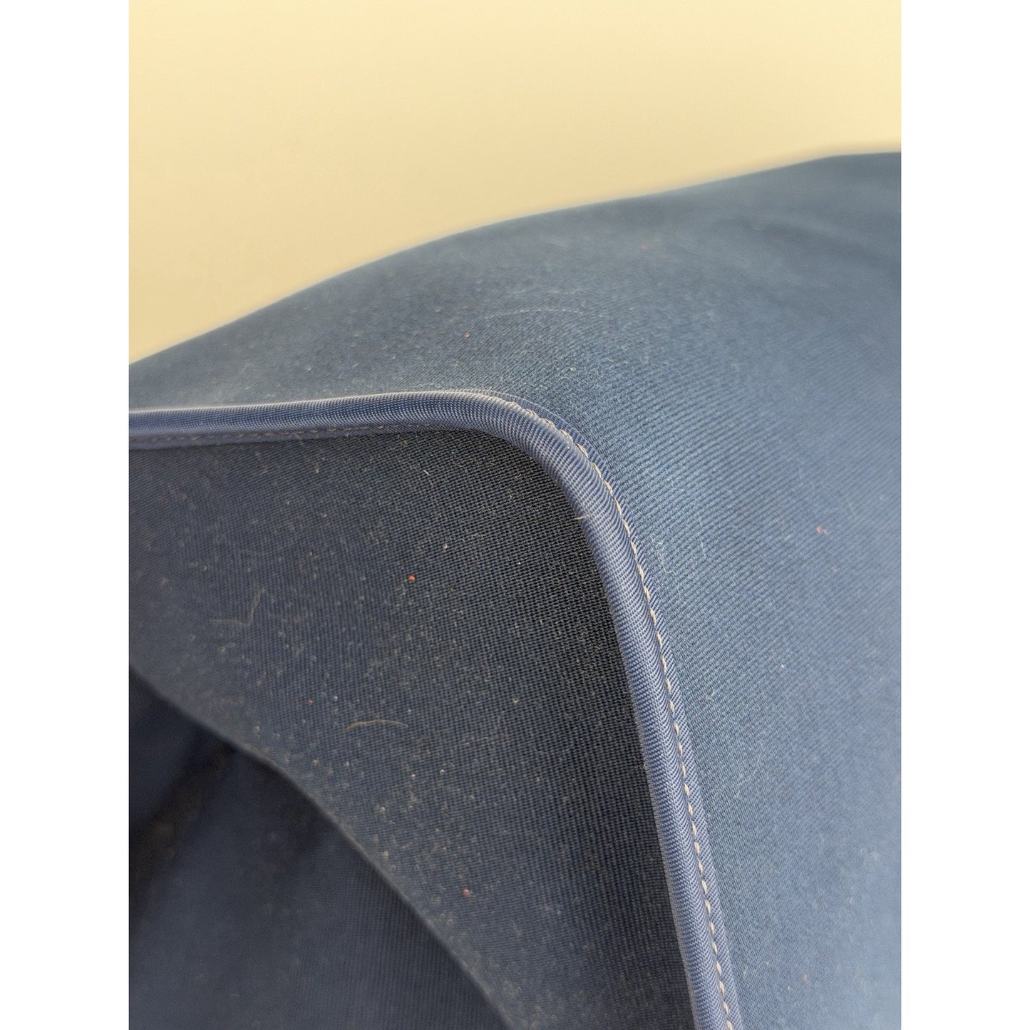Hermes Herbag Zip 39 MM Toile Vache Hunter Navy Canvas and Leather Trim 2015 D6