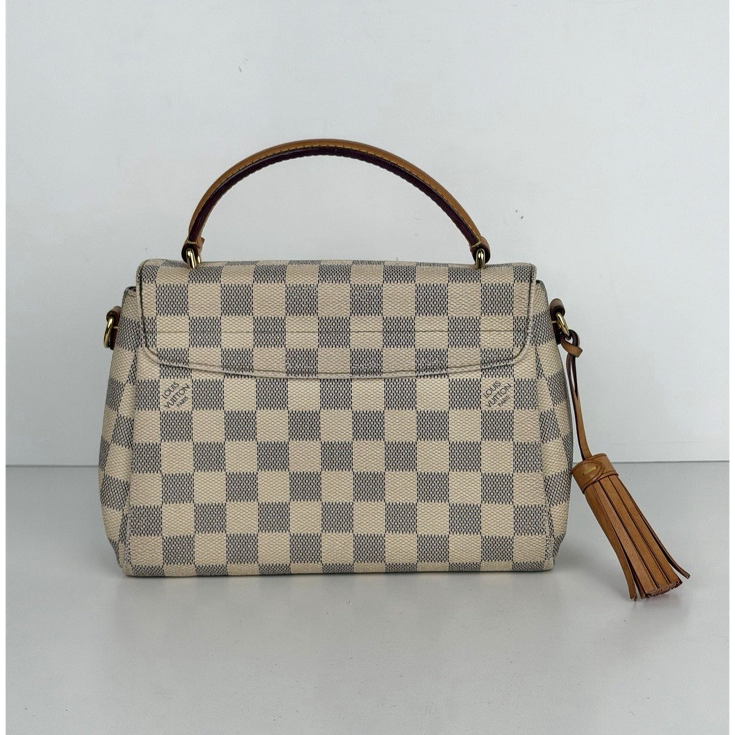 Louis Vuitton Croisette Shoulder Bag in Damier Azur Coated Canvas 2016 S-03
