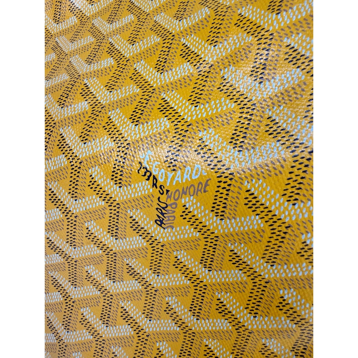Goyard Saint Louis PM Tote Bag in Sunflower Yellow Goyardine Coated Canvas S