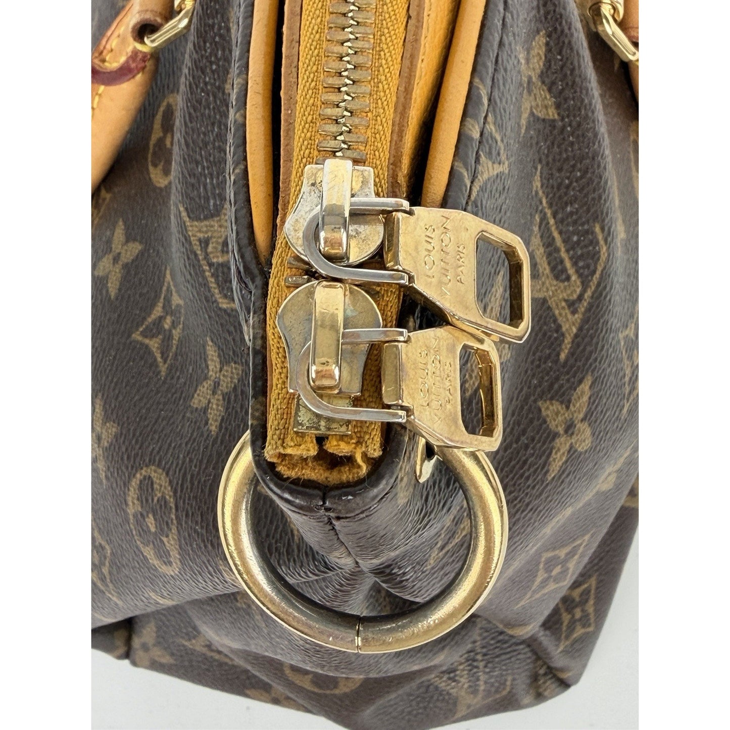 Louis Vuitton Pallas Top Handle Bag MM in LV Monogram Coated Canvas 2014 S-20