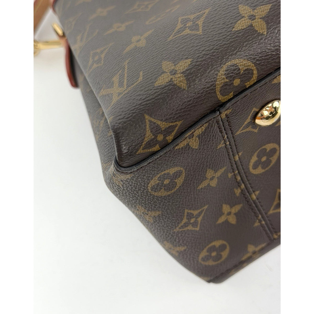 Louis Vuitton Soufflot MM Shoulder Bag LV Monogram Brown Coated Canvas 2020 S21