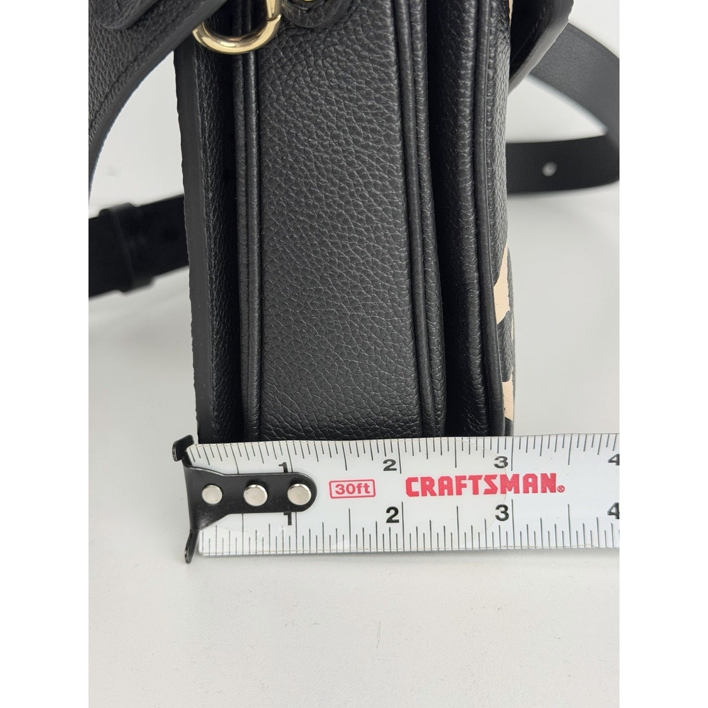 Louis Vuitton Pochette Metis Bag MM in Monogram Empreinte Black /Beige NFC D3