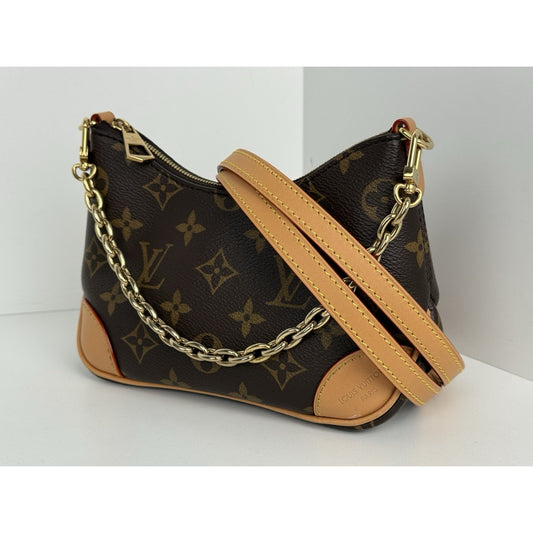 Louis Vuitton Nano Boulogne Shoulder Bag with Gold Hardware