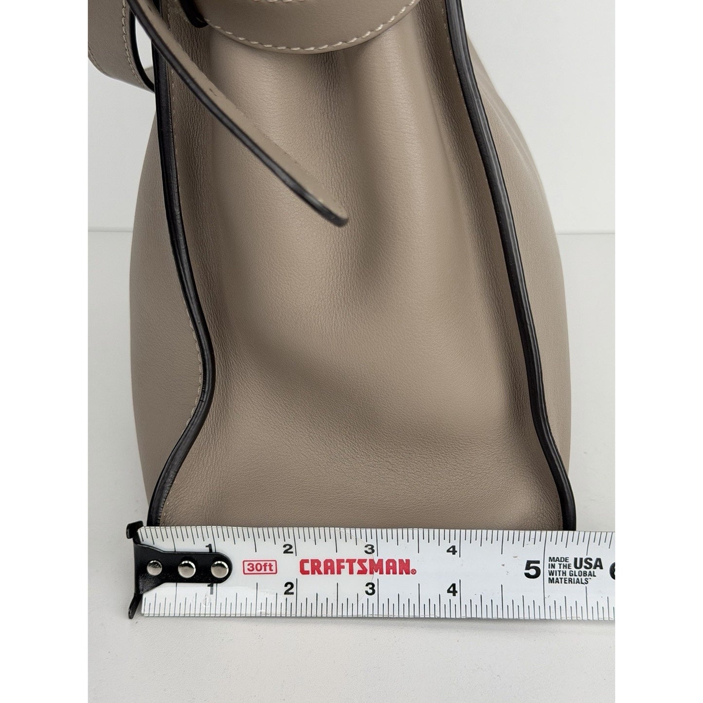 Fendi Peekaboo Python-Trimmed Medium in Taupe Leather for Women B6