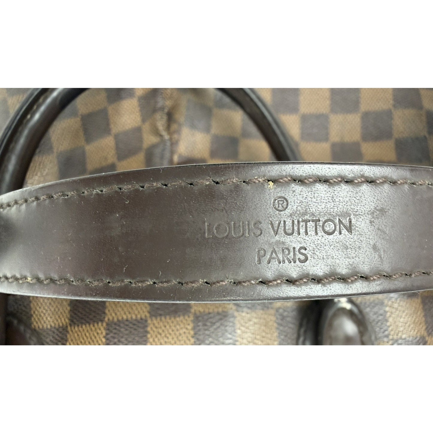 Louis Vuitton Trevi PM Handbag in Damier Ebene Coated Canvas 2014 S12