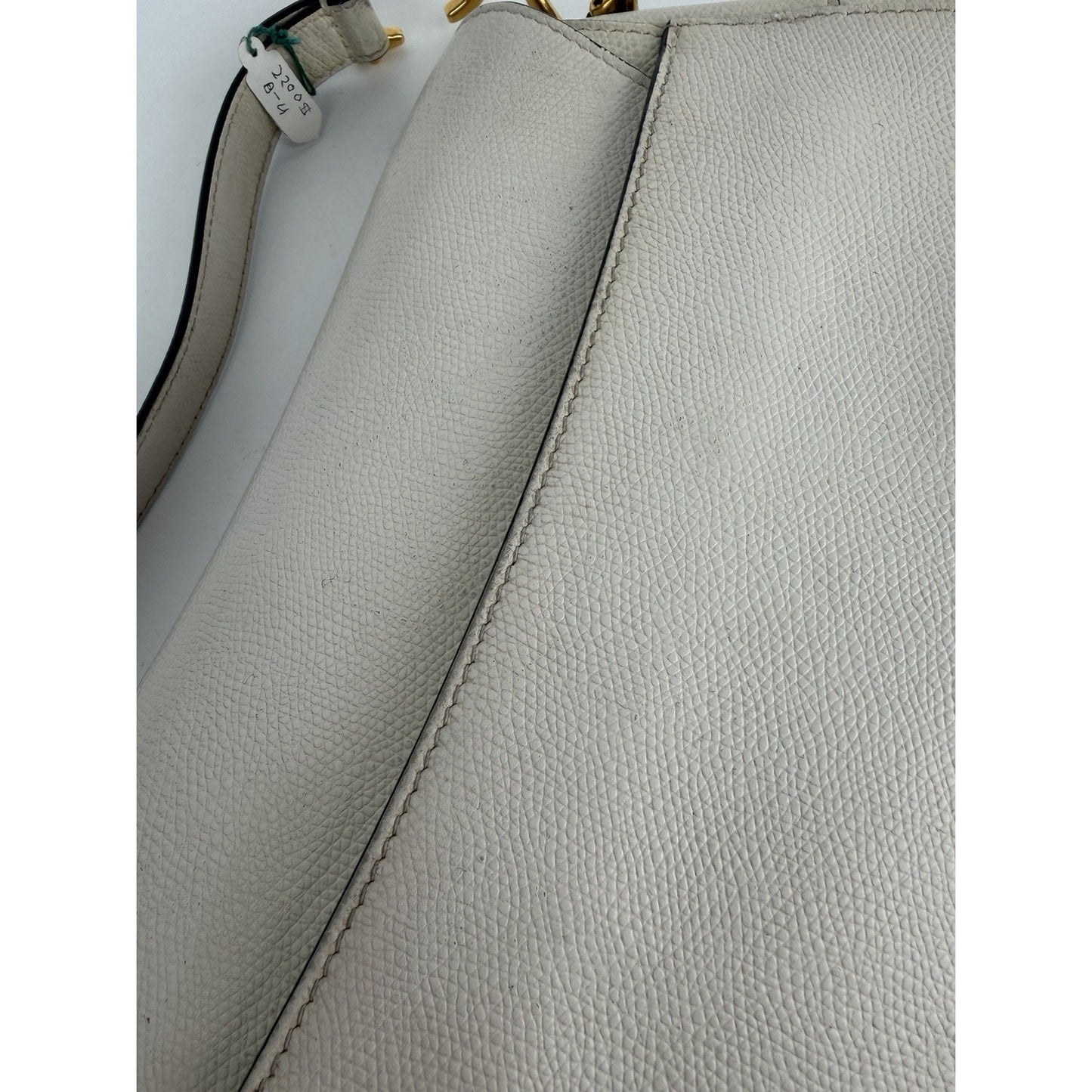 Christian Dior Saddle Bag in Latte Grained Calfskin Leather 2019 B-4