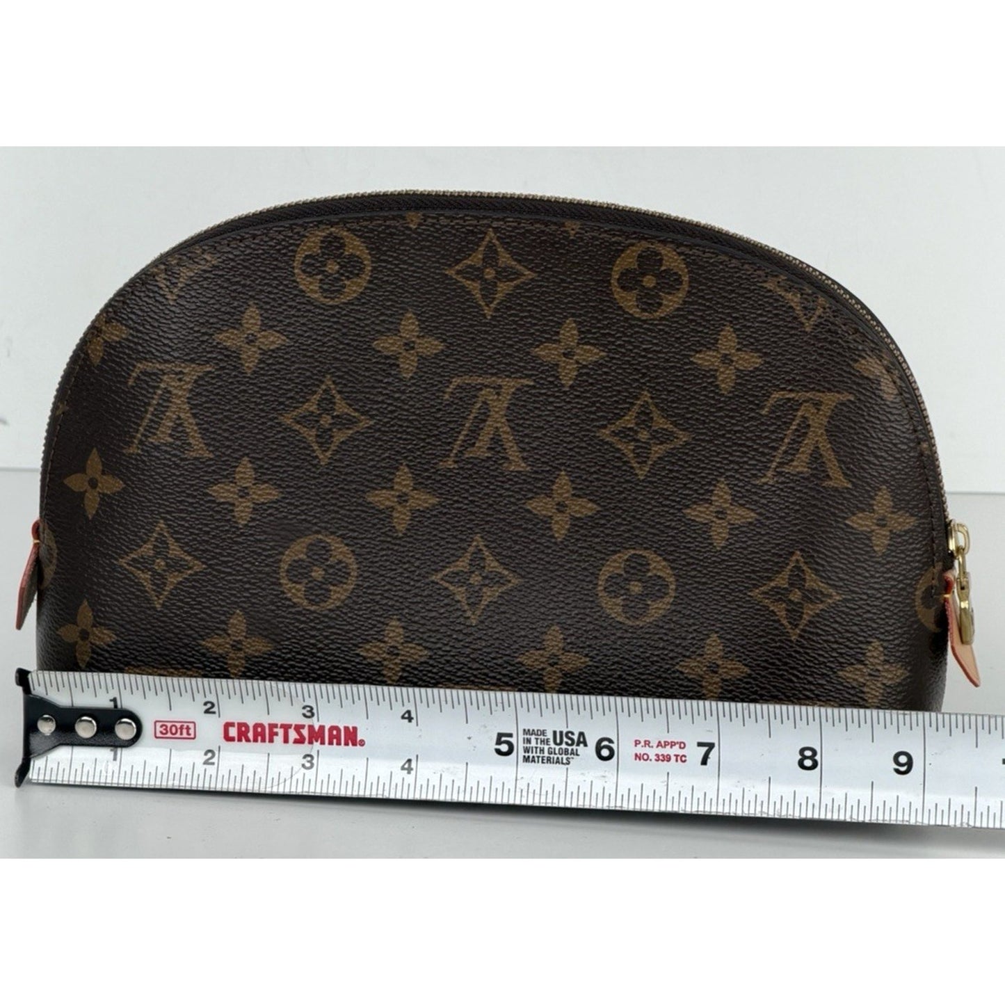 Louis Vuitton Monogram Cosmetic Pouch Bag MM in Coated Canvas 2023 S-07