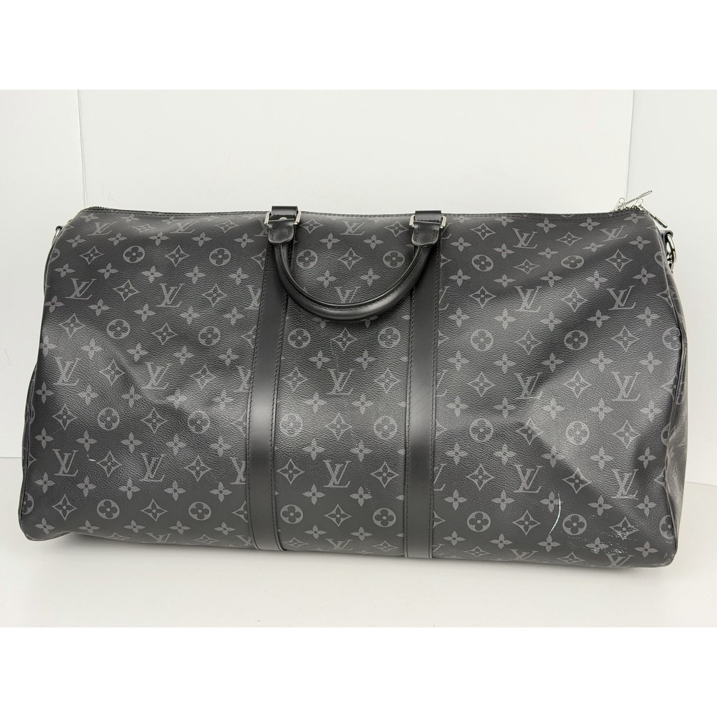 Louis Vuitton Keepall Bandouliere 55 in Monogram Eclipse Coated Canvas NFC S