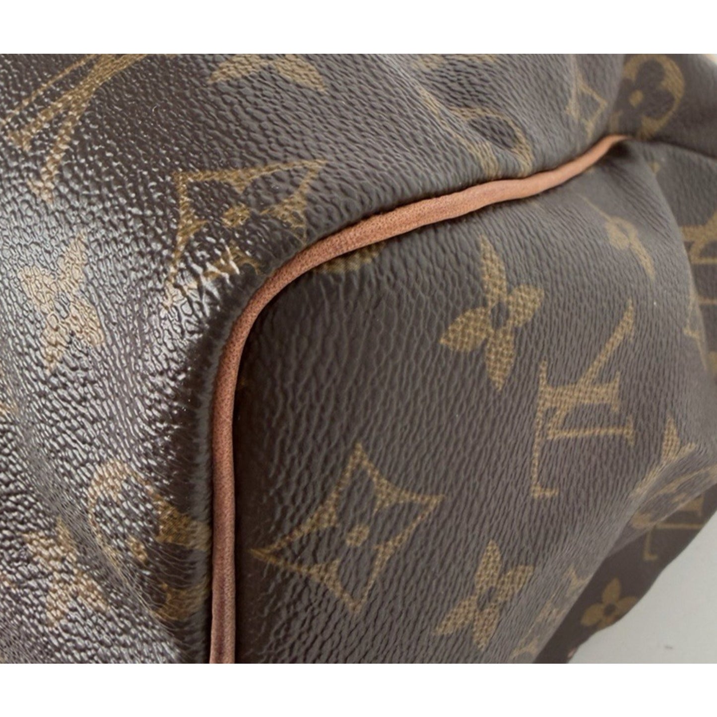 Louis Vuitton Speedy 25 Bag in Brown Coated Canvas Monogram 2019 E-1