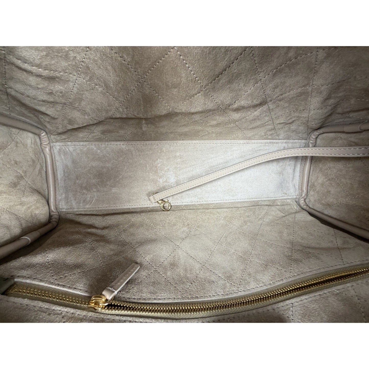 Chanel Perfect Bowling Large Bag in Khaki Brown Calfskin Leather D8