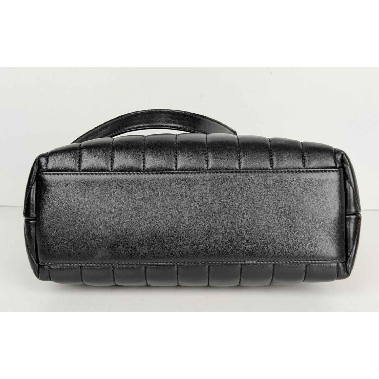 Saint Laurent Y Quilted Monogram Small Loulou Shopper Tote Bag Black Leather C8
