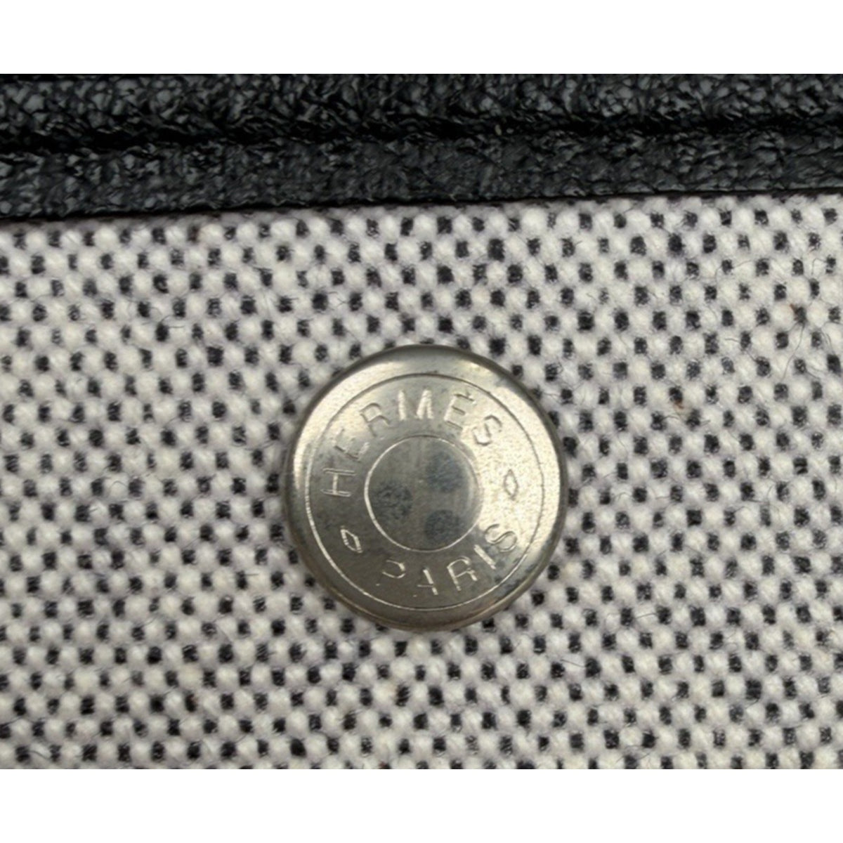 Hermes Toile and Buffalo Leather Garden Party 36 Tote Bag B-9