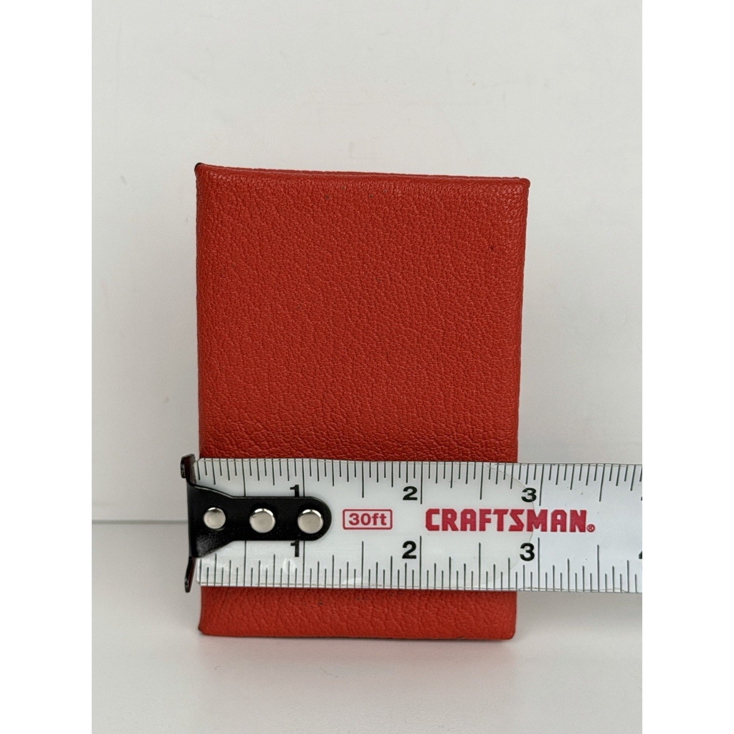 Hermes Chevre Mysore Calvi Red Card Case in Grained Leather 2021