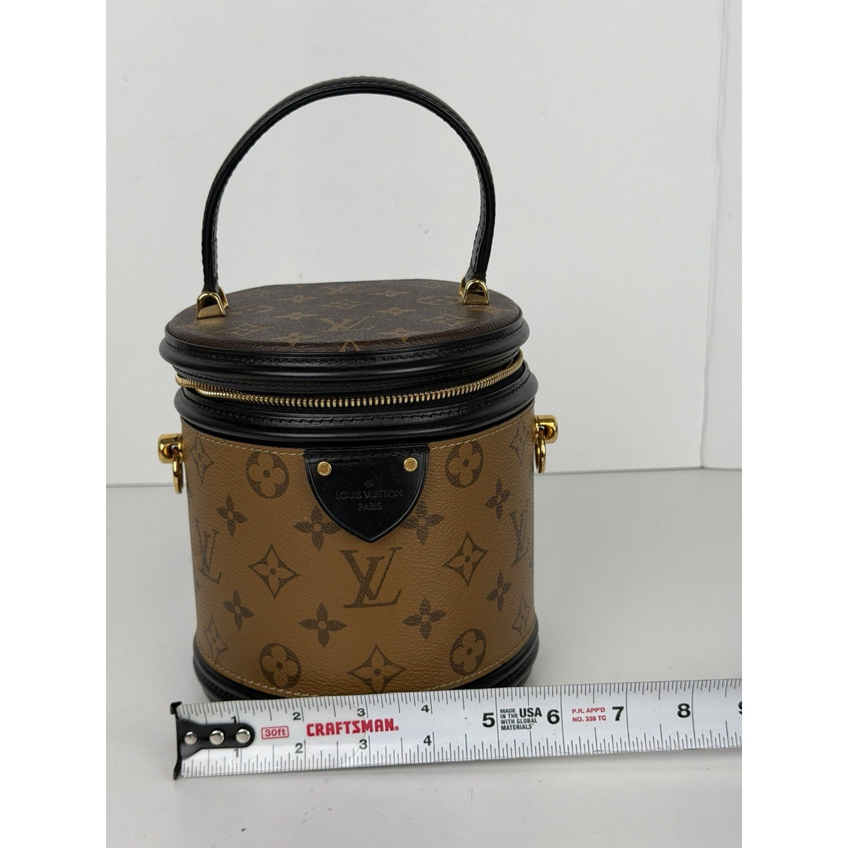 Louis Vuitton Cannes Bucket Bag in Brown Reverse Monogram Coated Canvas 2019 D4