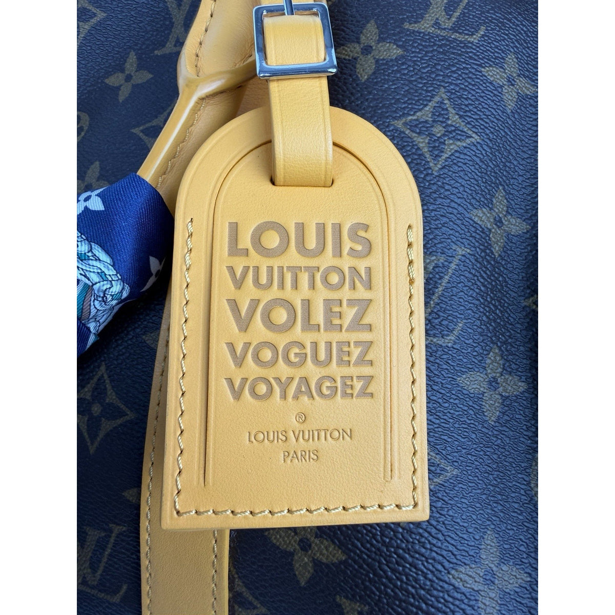 Louis Vuitton Keepall Bandouliere 50 Duffle Bag in Brown Coated Canvas NFC E-1