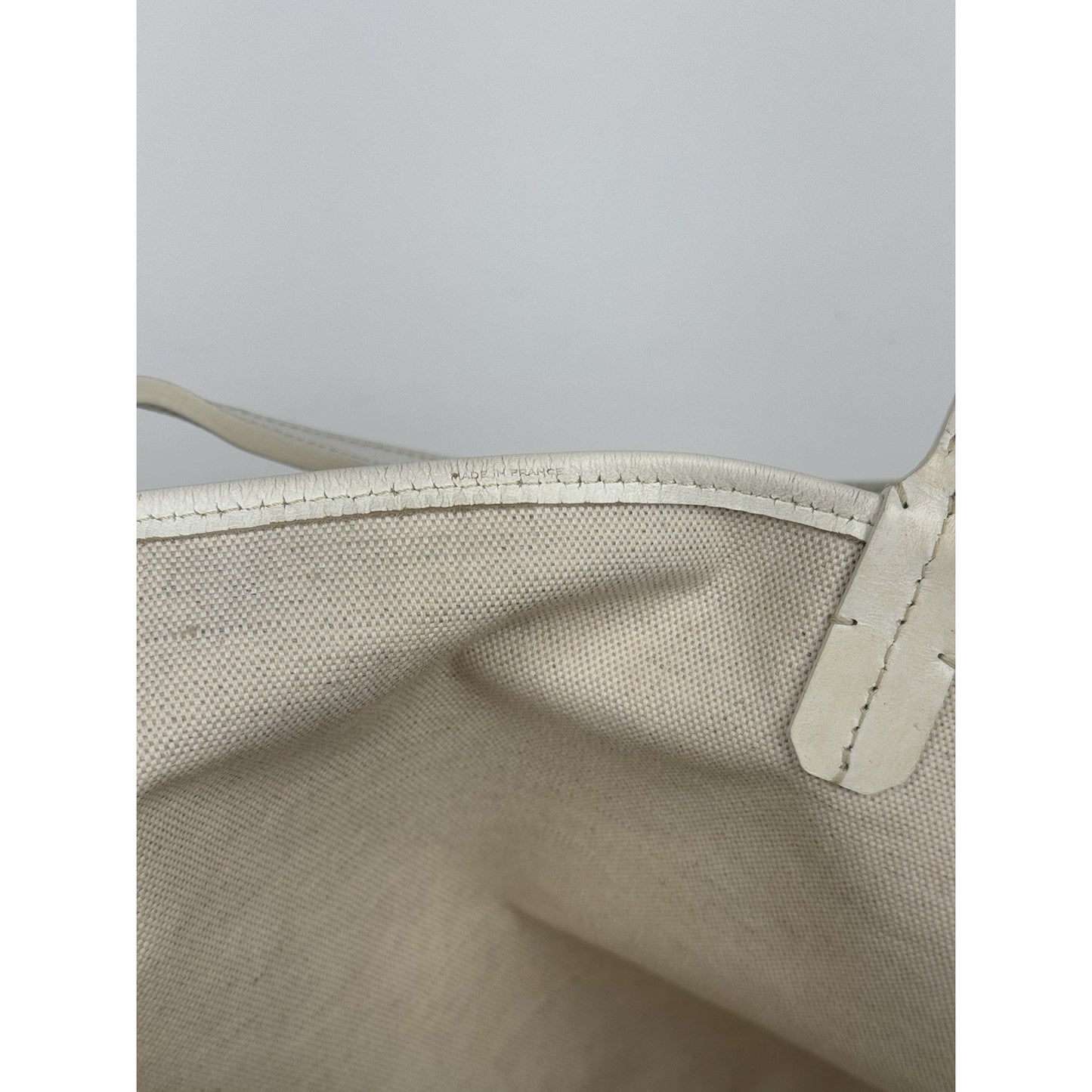 Goyard Saint Louis Tote Bag in White Goyardine Canvas with Pouch E-2