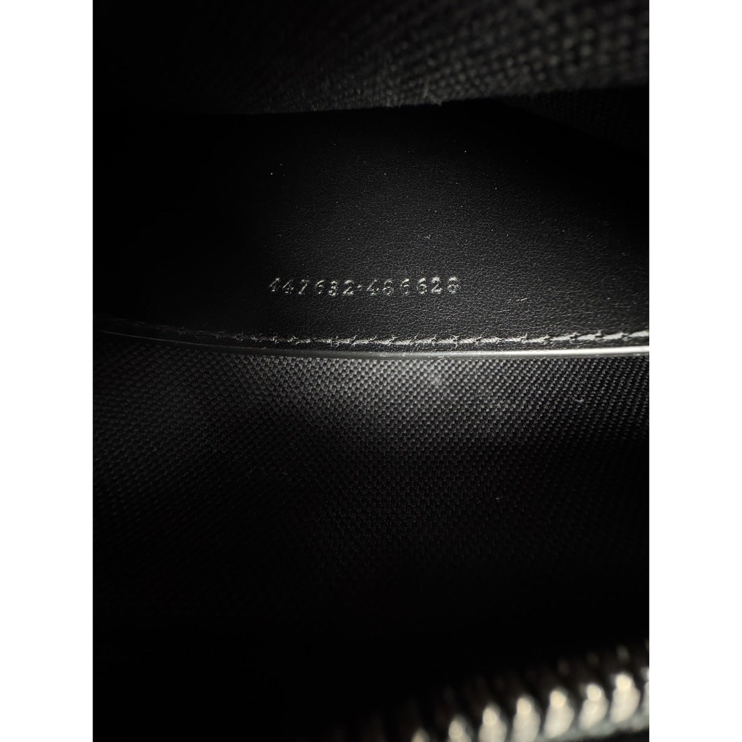 Gucci Matelassé Monochrome Small GG Marmont Chain Shoulder Bag Black B-9