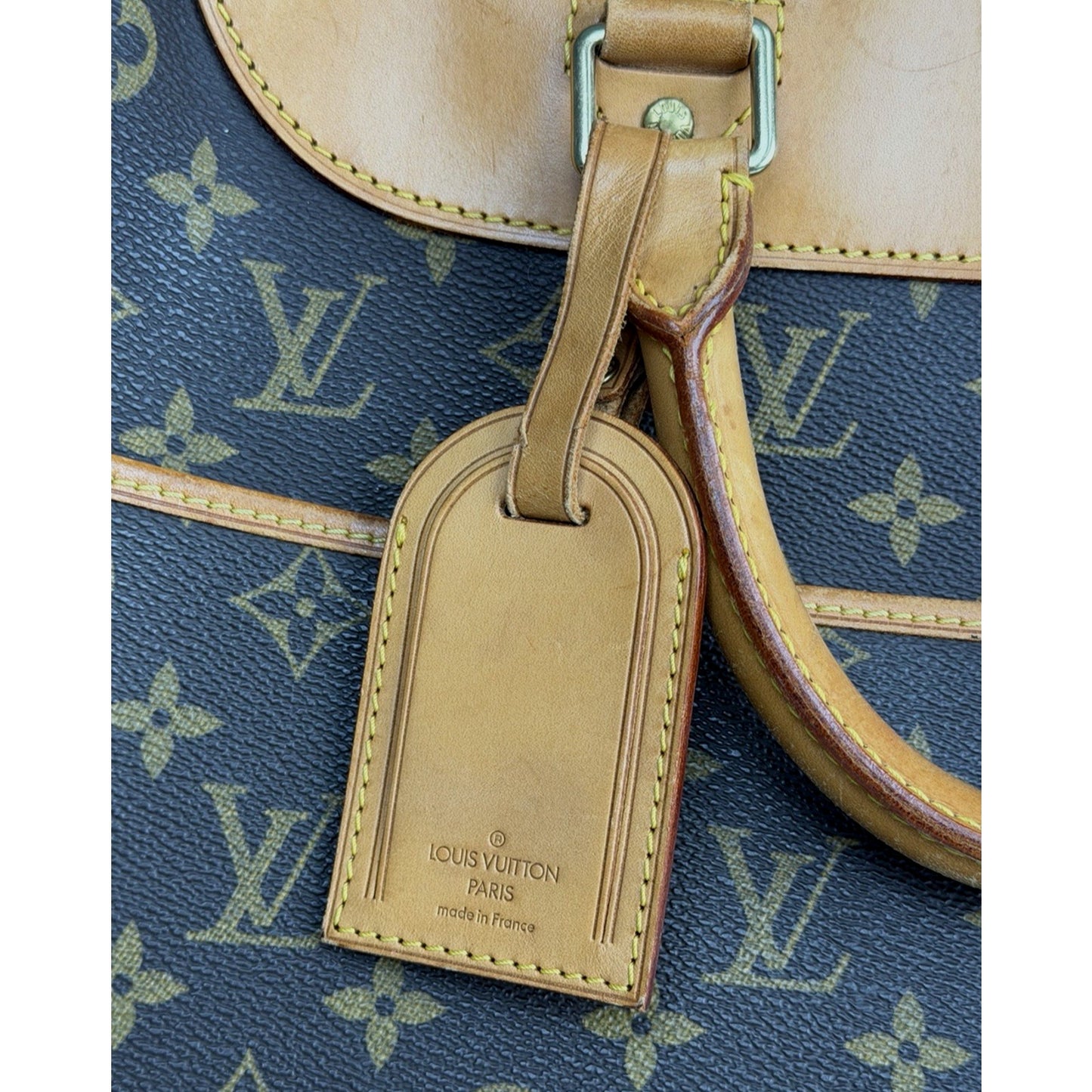 Louis Vuitton Alize 24 Heures Bag In Brown Monogram Coated Canvas Vintage 1998 S