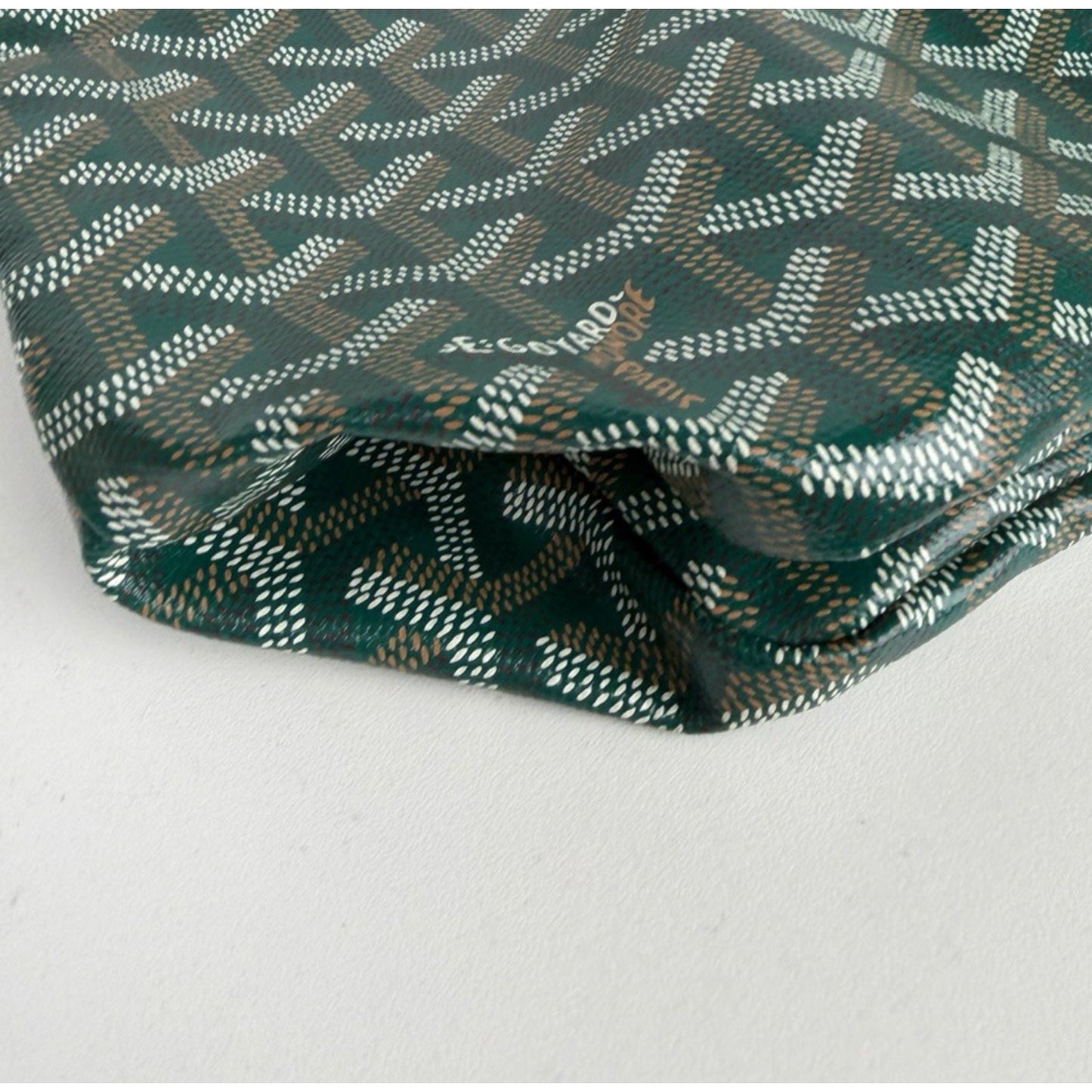Goyard Boheme Hobo PM Bag in Green Goyardine Coated Canvas B-9