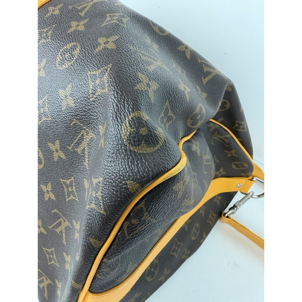 Louis Vuitton Keepall Bandouliere 50 Duffle Bag in Brown Coated Canvas NFC E-1