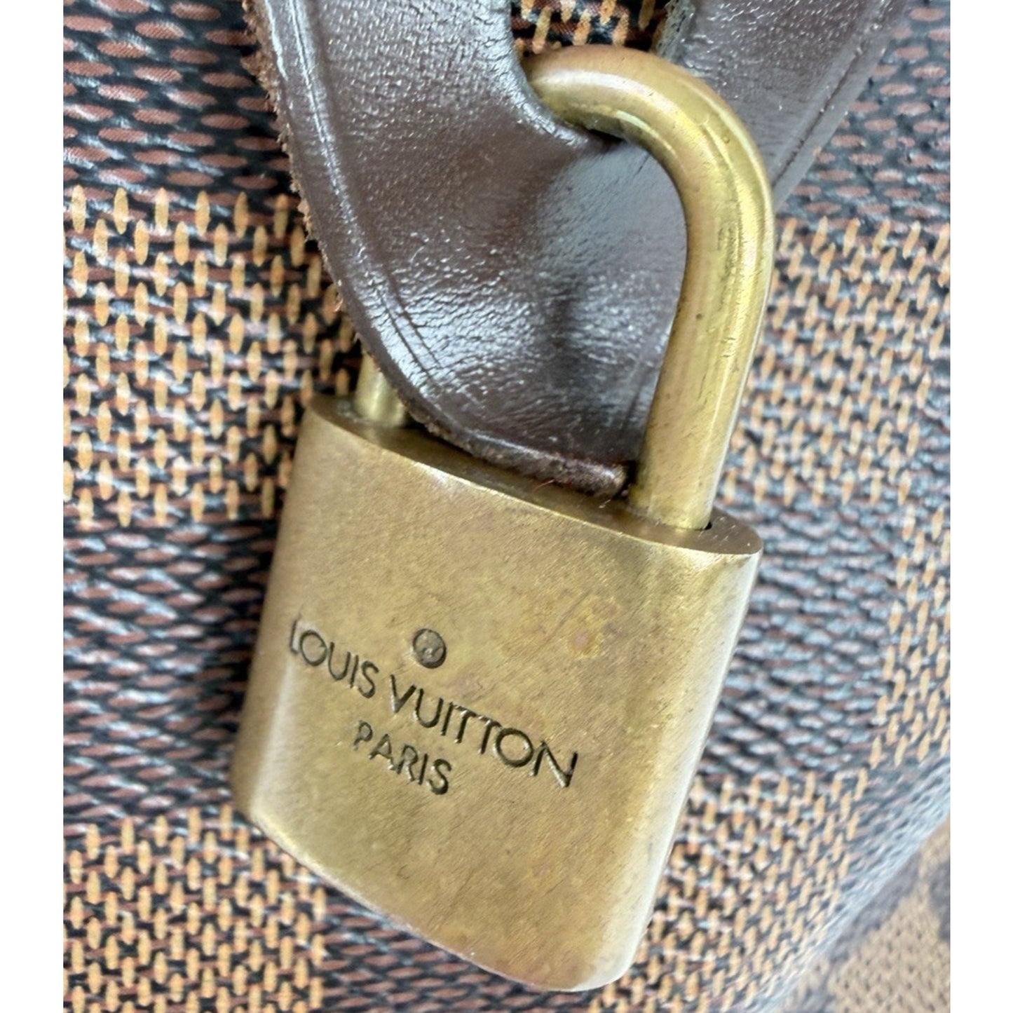 Louis Vuitton Speedy 30 Bag in Damier Ebene Coated Canvas 2018 S-08
