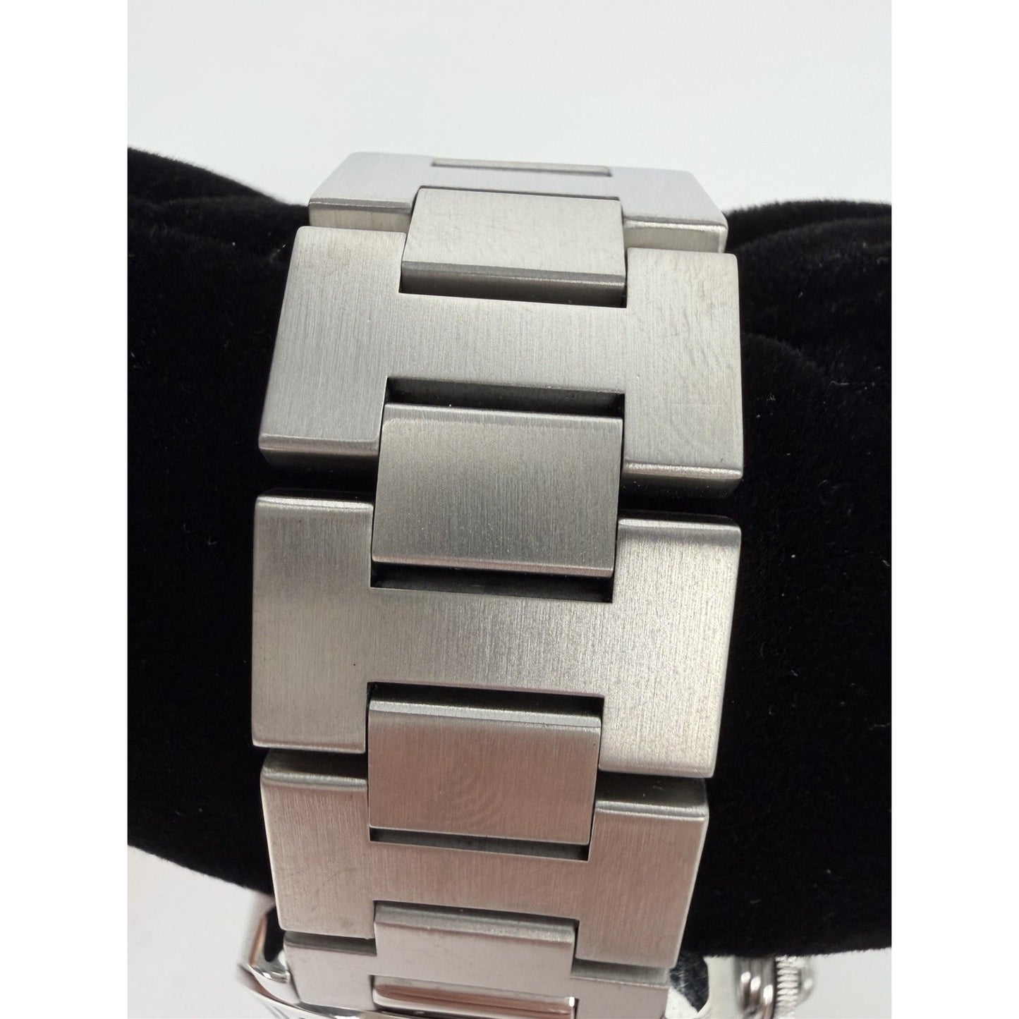 Cartier Watch Pasha C Meridian GMT W31078M7 Date Silver Dial SS Automatic