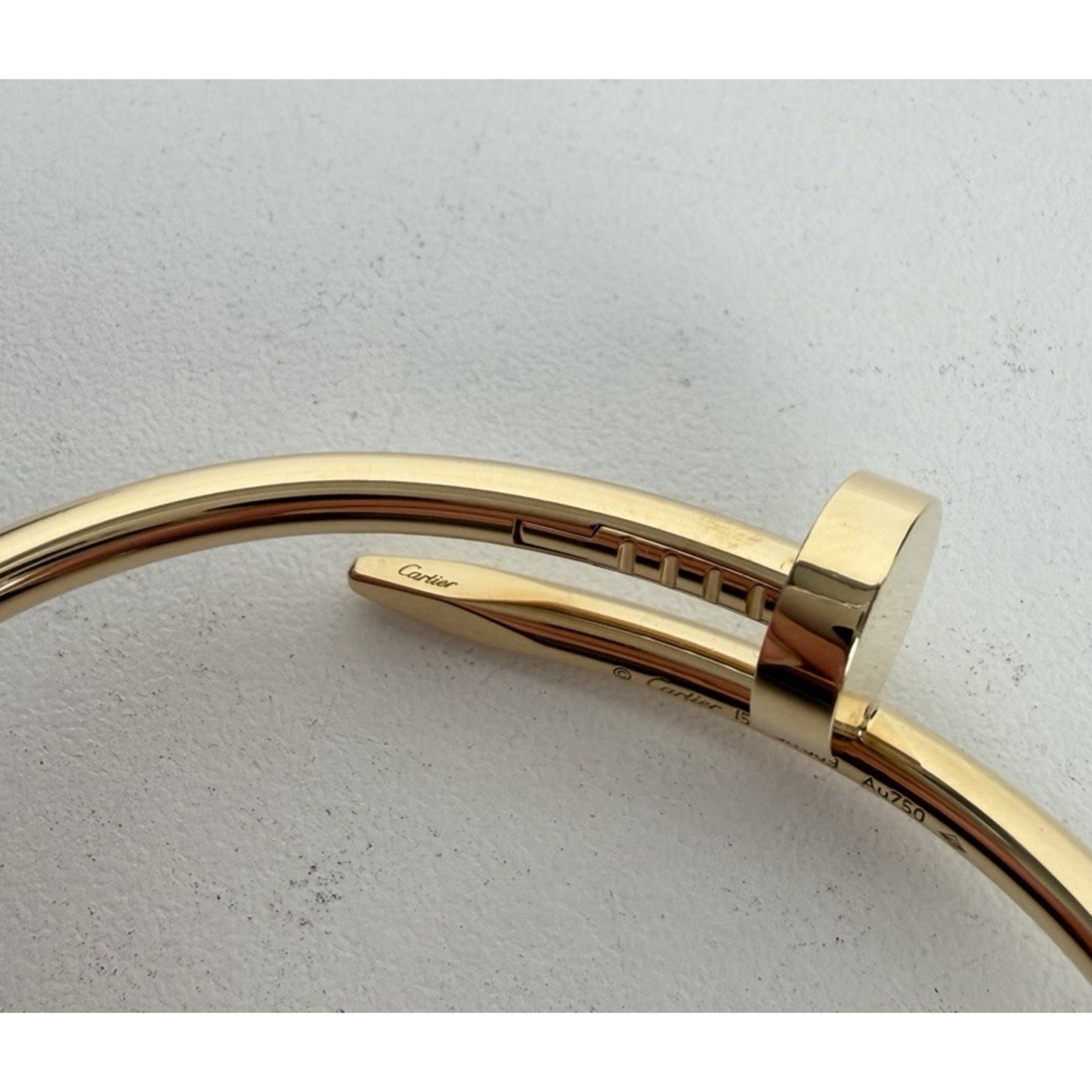 Cartier Juste Un Clou Classic Bracelet in 18k Yellow Gold Size 15