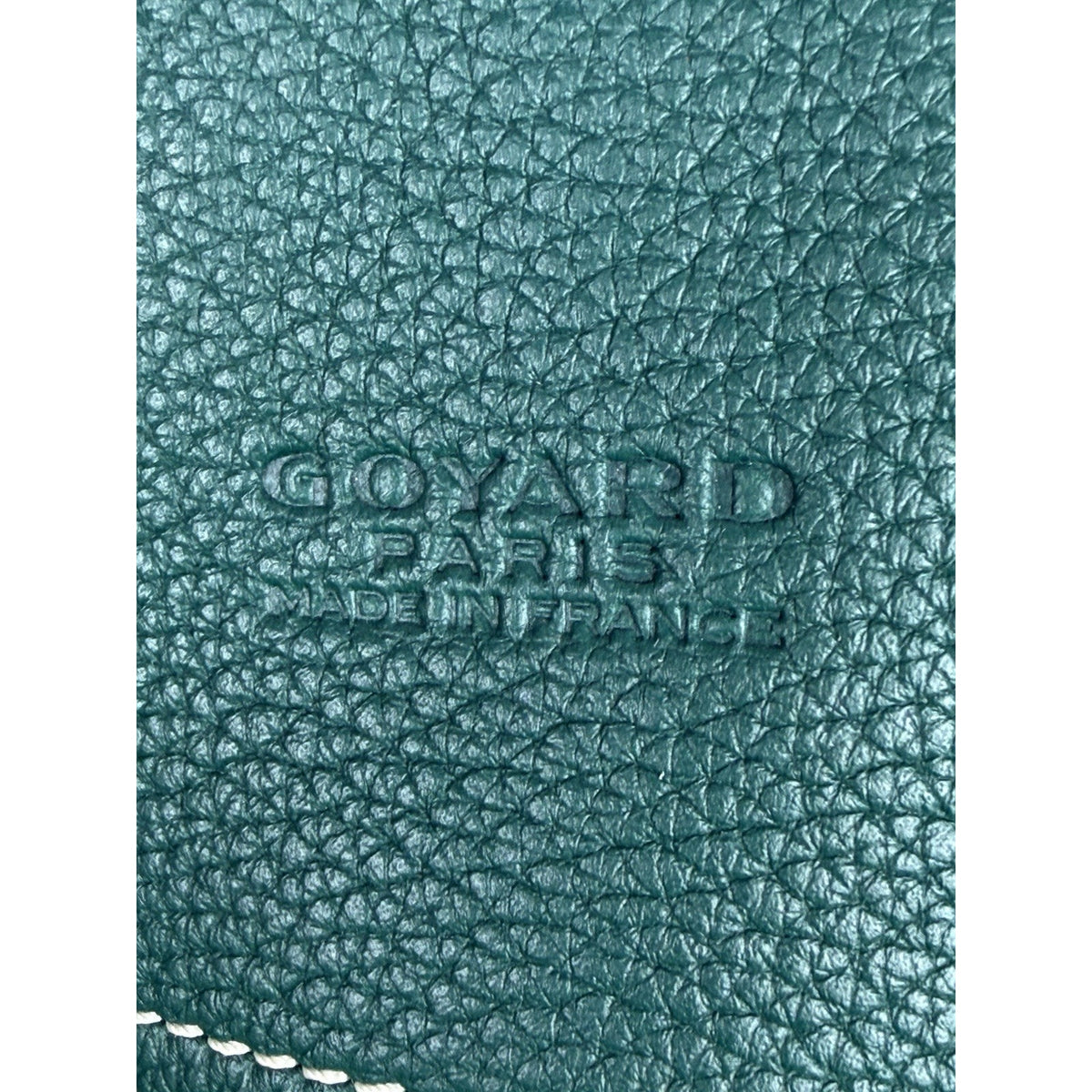 Goyard Sac Hardy PM Tote Bag in Green Goyardine Coated Canvas with Pouch E-8