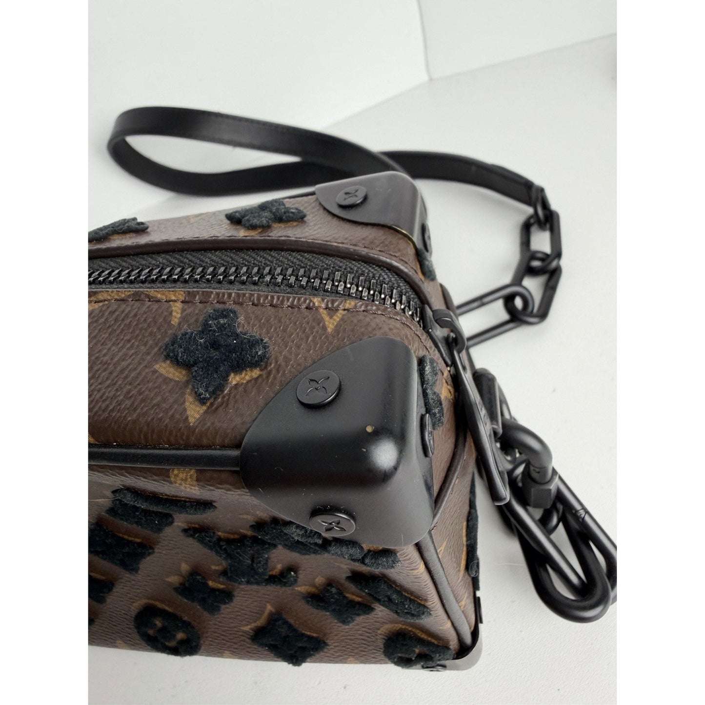 Louis Vuitton Mini Soft Trunk Bag in Brown Monogram Coated Canvas 2019 S03