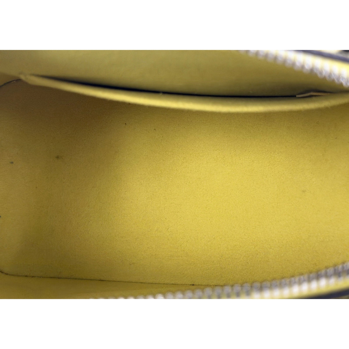 Louis Vuitton Alma BB Handbag in Yellow Epi Leather Silver-T Hardware 2014 S21